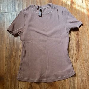 SKIMS RIBBED T-SHIRT
